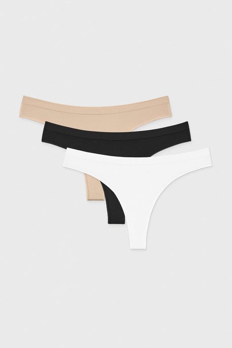 3PACK Στρινγκ Flexi χωρίς ραφές