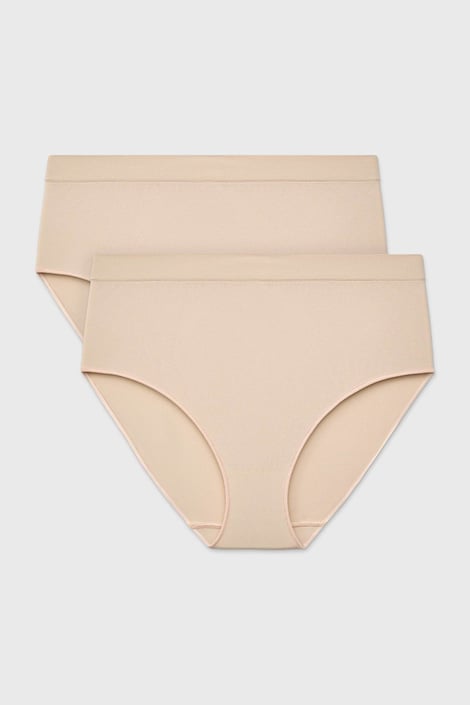 2er-PACK Klassische Slips Flexi mit erhöhtem Bund nahtlos