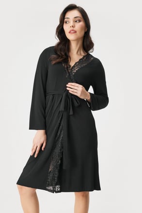 Bademantel Signature Lace lang
