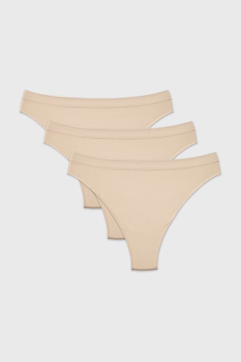 3PACK Klasične gaćice Flexi Bikiny bešavne