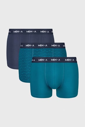 3PACK Bavlněné boxerky MEN-A Gary