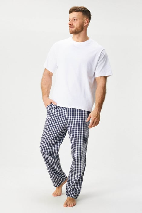 Pijama de bumbac JACK AND JONES JACFlorence lungă