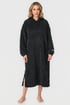 Ciepła damska koszula nocna DKNY Signature Robe długa z kapturem f8a85fa6-ae24-4bc2-7f7f-0c6ca615b300