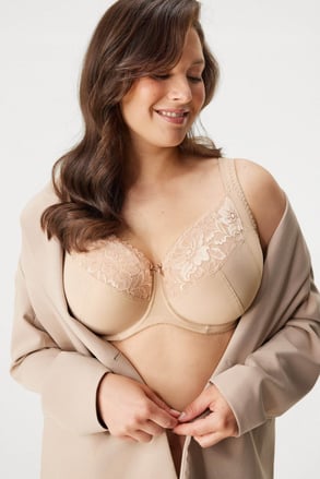Смаляващ сутиен Omena Beige неподплатен