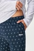 Pijama de bumbac pentru bărbați FILA Brent cu pantaloni lungi fbef17a9-867a-4d52-02c8-6c8819290600