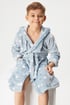 Topel otroški kopalni plašč White and Blue Stars s kapuco md112032_fm37_zup_04