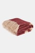 Luxusní vlněná deka Stripe vínová md115760fm13_dek_04