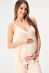 Kratka bombažna pižama za nosečnice Harriet md133349_fm_04 - bež