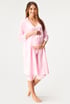 Bawełniany szlafrok ciążowy Harriet krótki md133591_fm_06