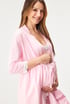 Bawełniany szlafrok ciążowy Harriet krótki md133591_fm_08
