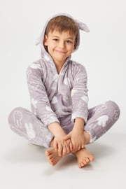 Dievčenský hrejivý overal Kigurumi s kapucňou