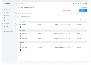 project cost tracking