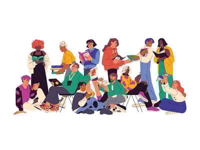 Illustration comparing Time Bank and LETS Scheme