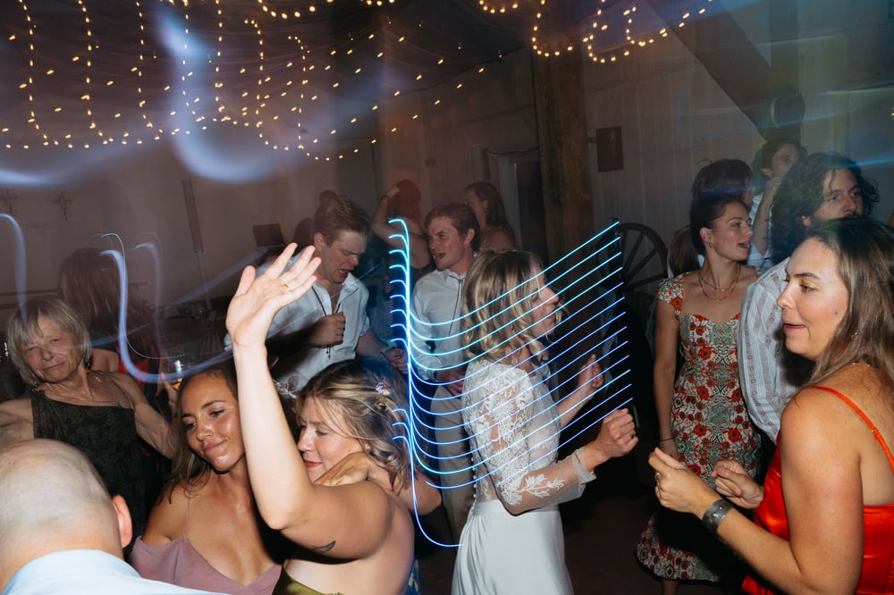 Firefly Entertainment packed dance floor at Flying Dog Ranch — Photo: Lauren Leyba