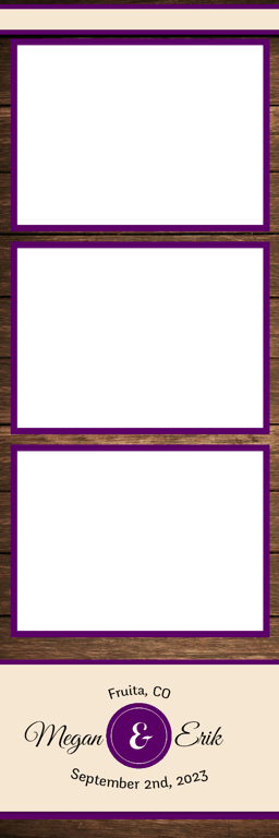 Rustic Reception 2x6 strip template