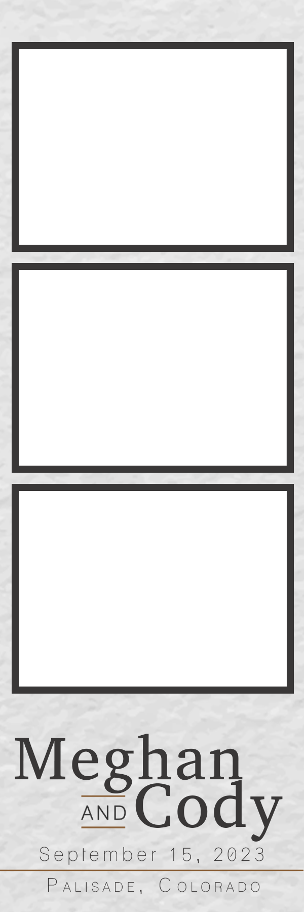 Stamped Paper 2x6 strip template