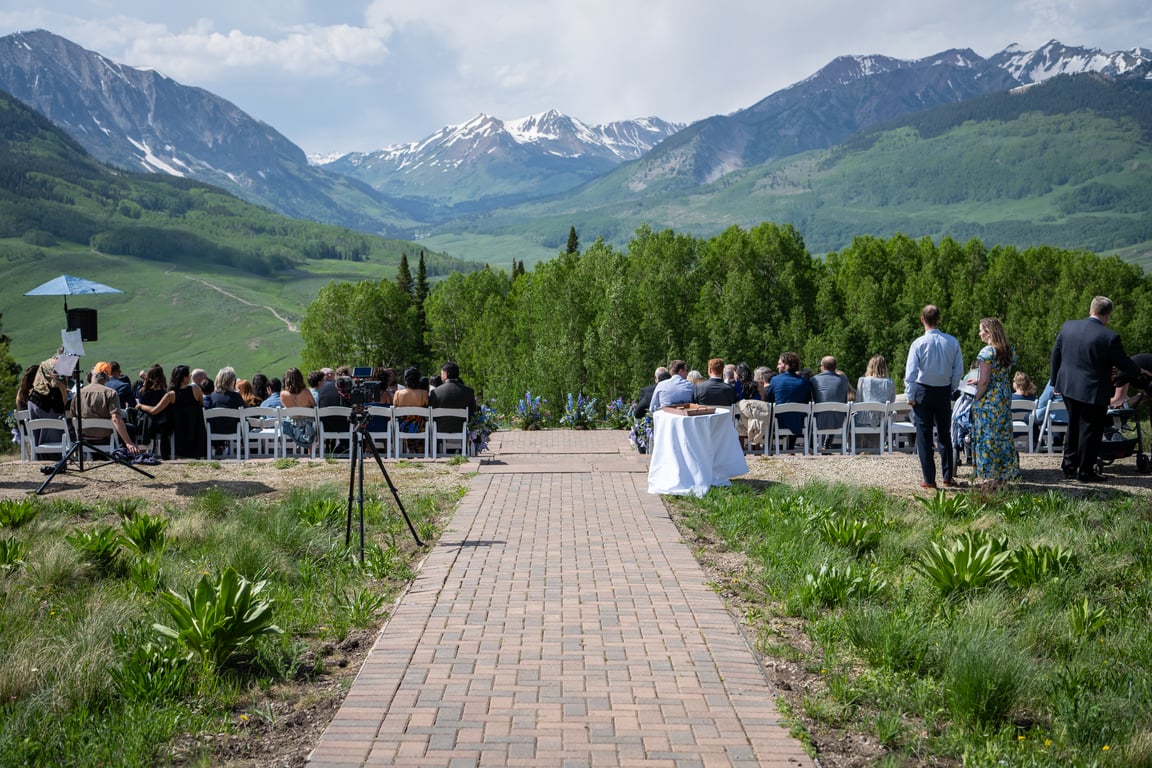 Crested Butte alpine wedding