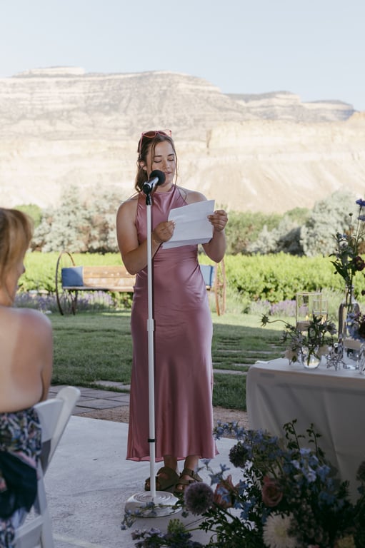 Moab Utah high desert wedding