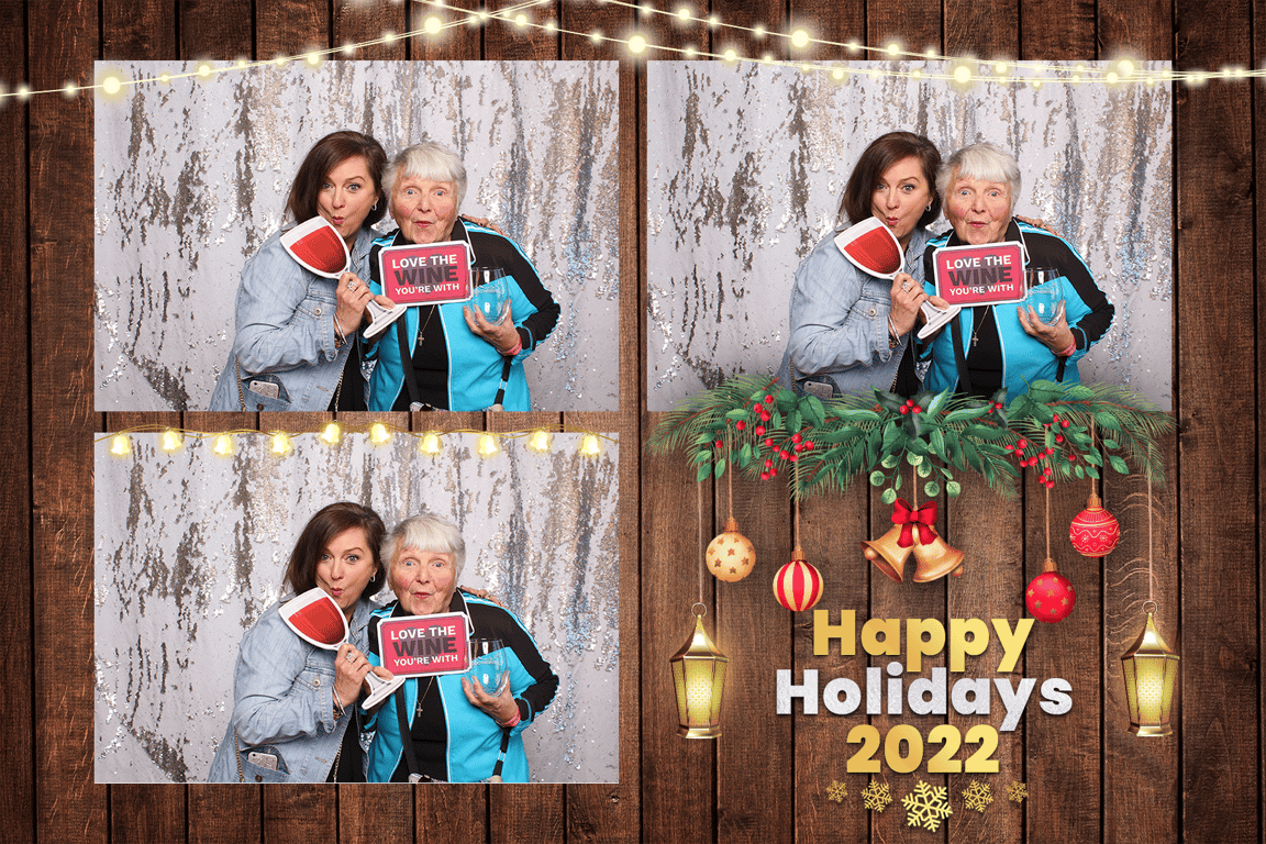 Rustic Christmas 4x6 print template