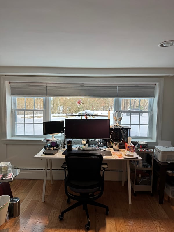 Bright & Open Office – Roller Shade — view 3