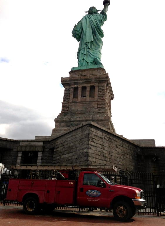 Statue of Liberty Stair Railings image