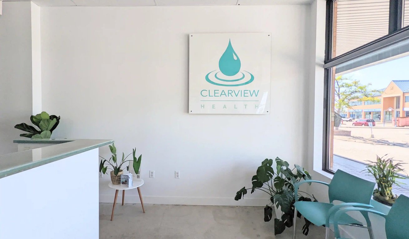 Clearview Health clinic banner background