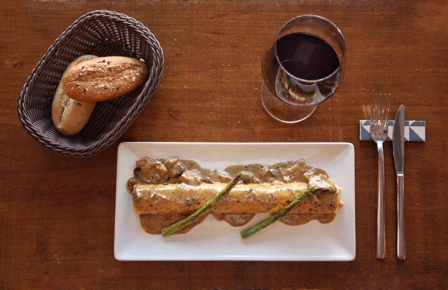 Canelón de asado