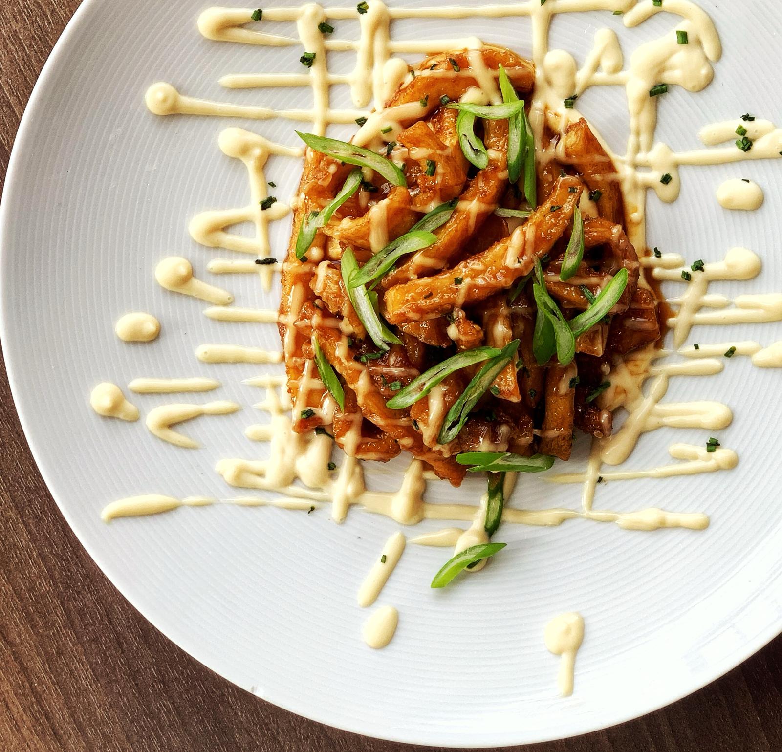 Rabas de calamar caramelizadas