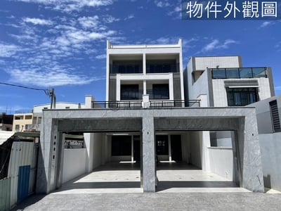 🎓岡山【全新大地坪電梯雙車豪墅】A