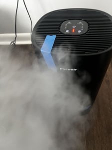 puroair 240 HEPA 14 air purifier smoke test