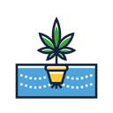 hydroponics gardening icon