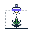 indoor grow lighting icon