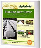 Example of a "floating row cover" which is a light and airy piece of fabric you can drape over your plants to prevent leafhoppers and other pests from getting to them!