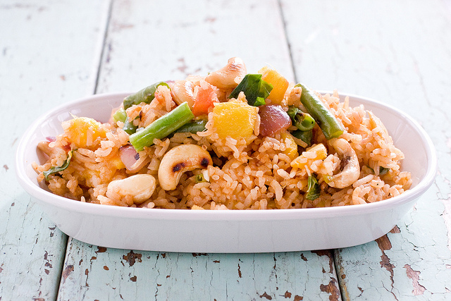 247 Easy Marijuana Edibles Recipes to Make at Home 127 Healing-Recipes-HIV-Cannabis-Mango-Cashew-Fried-Rice-The-Leaf-Online-1