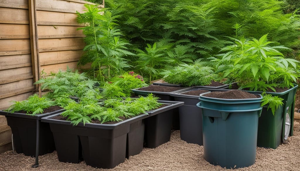 Cannabis growing in soil - organic super soil guide