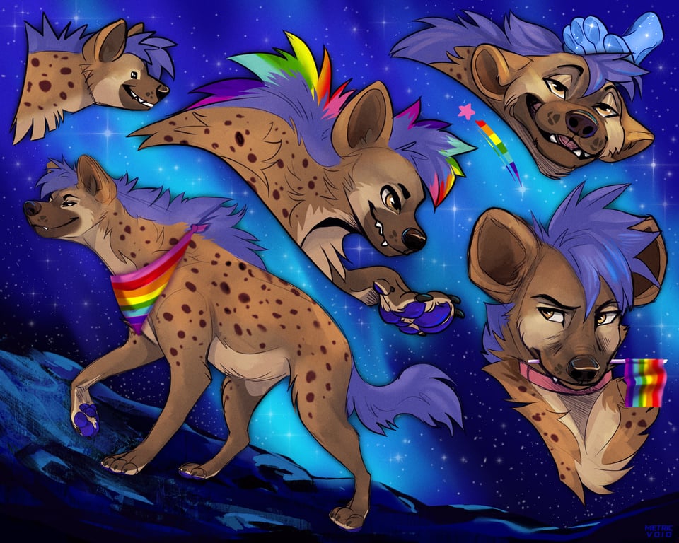 Feral Pride Sketch Page