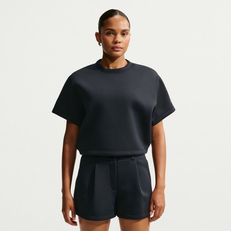 Tricou Nike Pregame Fleece Oversized Mod-Cropped