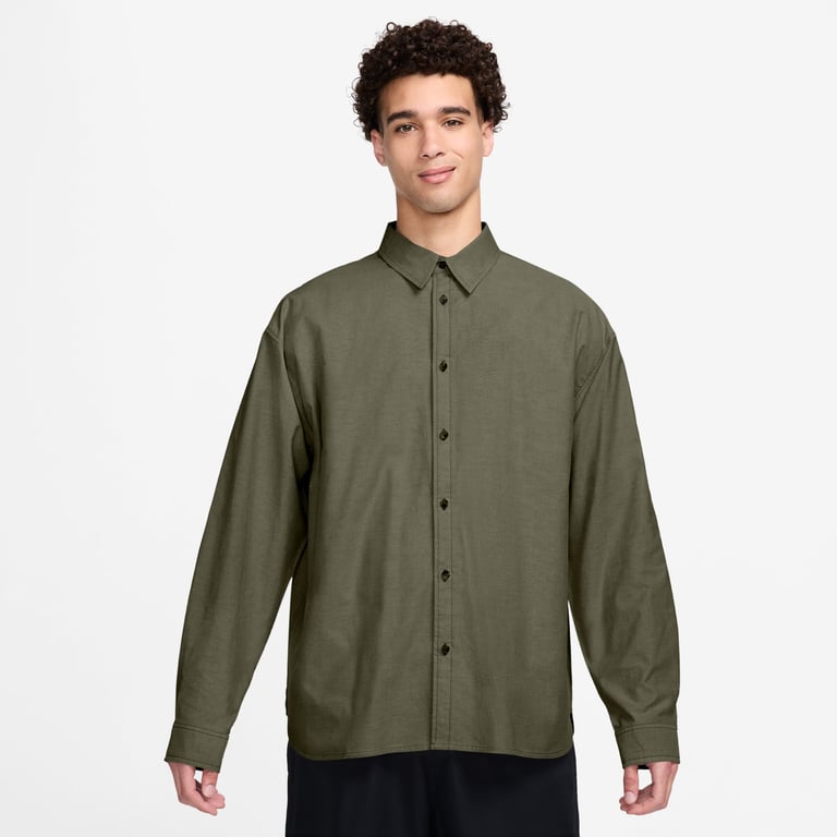 Рубашка Nike Club Oversized Long-Sleeved Oxford
