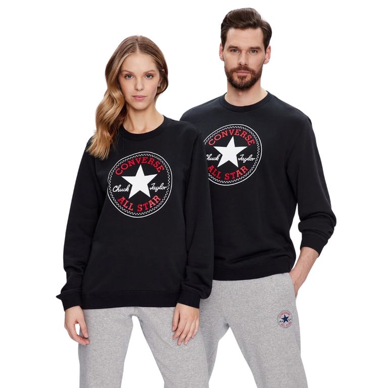 Hanorac Converse Go-To All Star Patch Standard Fit Fleece Crew