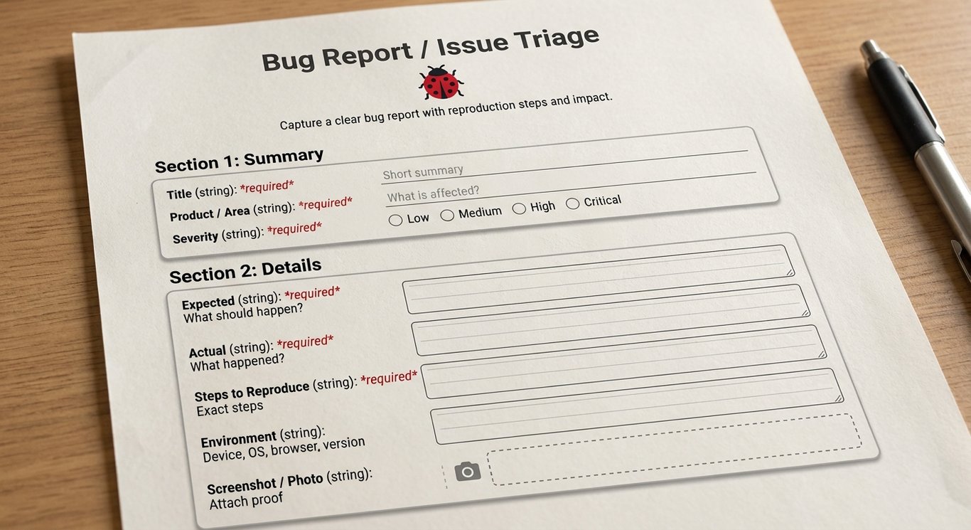 Bug Report / Issue Triage