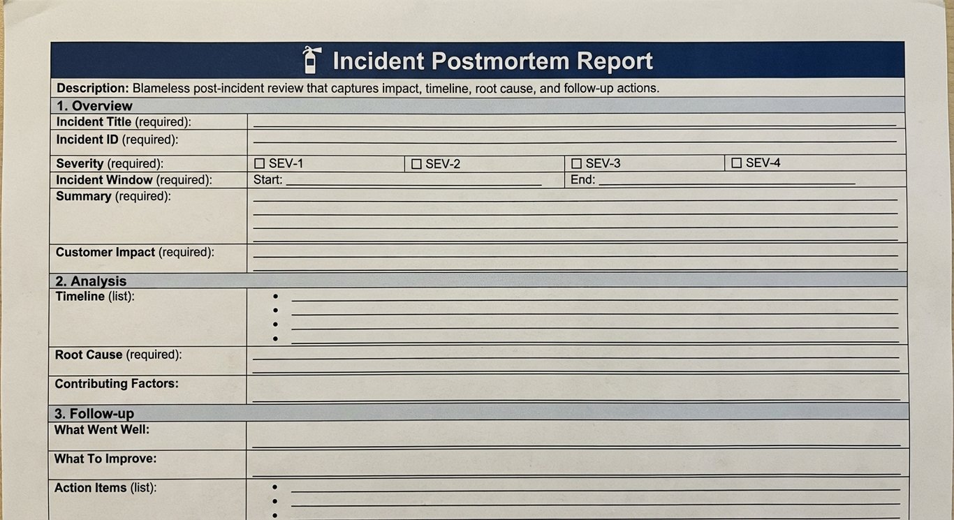 Incident Postmortem Report
