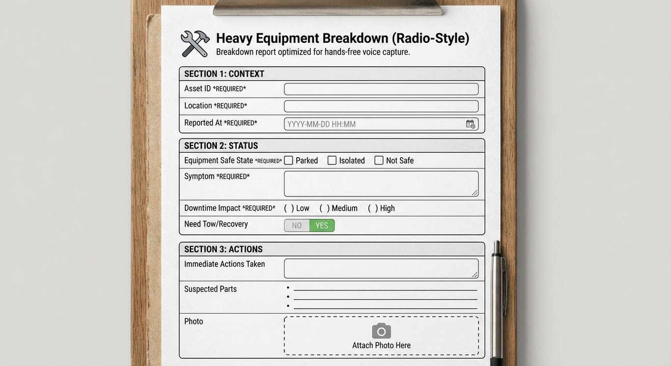 Heavy Equipment Breakdown (Radio-Style)