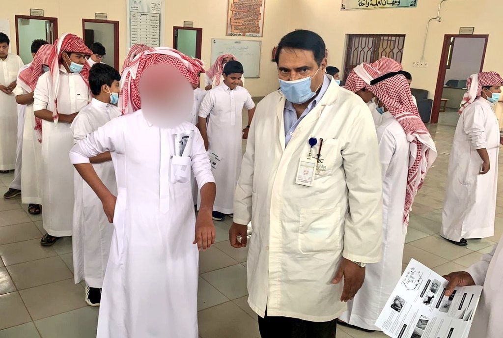 ?حة حائل تواصل زياراتها للمدارس