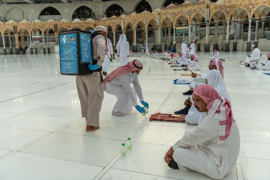 ?ؤون الحرمين تكمل استعدادات استقبال