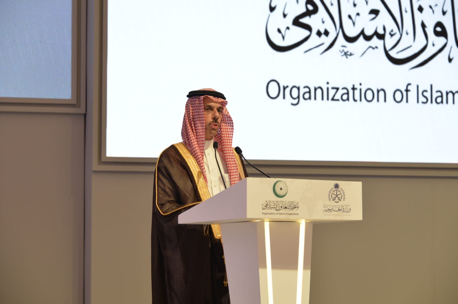 وزير الخارجية يفتتح المؤتمر الدولي
