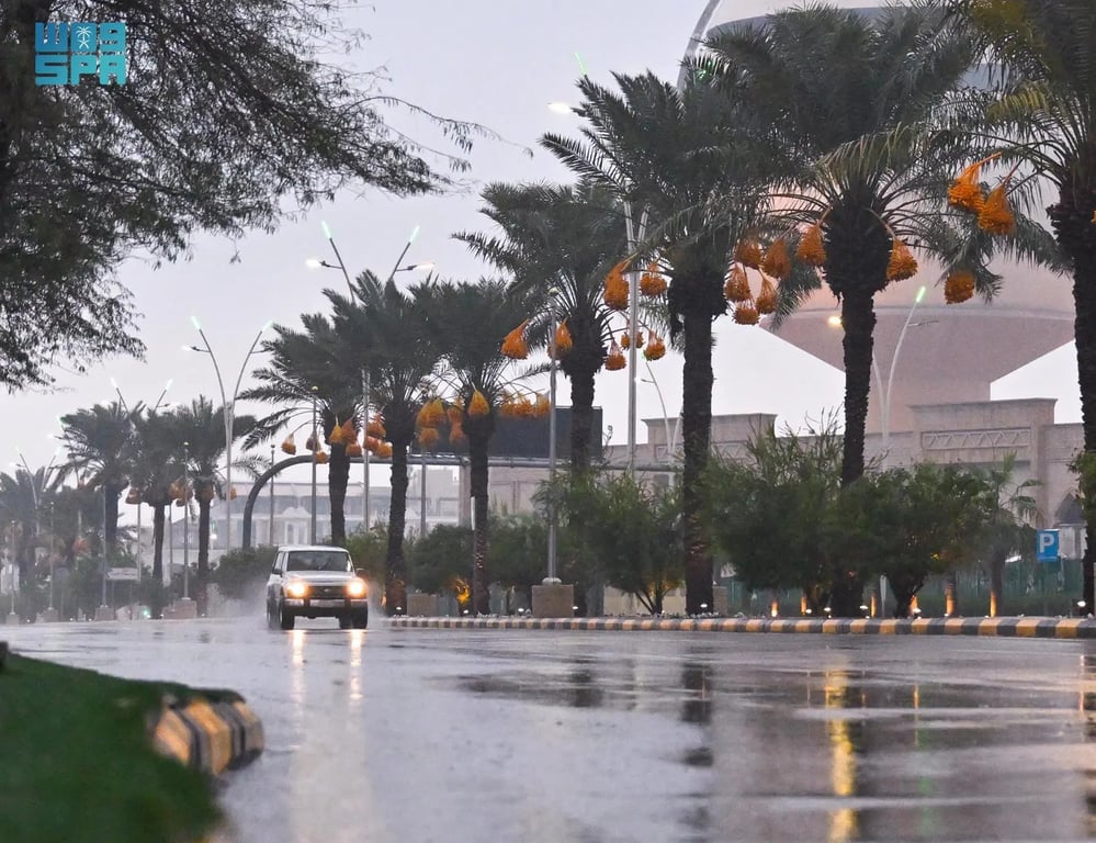 الأرصاد تُنبه من أمطار غزيرة على القصيم وتحذيرات من سيول. الحالة تشمل بريدة وعدة محافظات الجمعة والسبت. متوقع برد وسيول وأتربة وأعاصير محتملة. رياح هابطة نشطة قد تصل 60 كم/س 