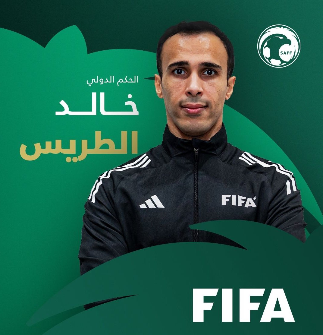 الحكم السعودي خالد الطريس حكماً رابعاً لمباراة كرواتيا و بنما. - المباراة ستقام صباح الأربعاء ضمن الجولة الثانية من المجموعة الـ 12 في كأس العالم 2026. - الطريس يواصل مشاركته في المونديال بعد توليه الحكم الرابع في ثلاث مباريات سابقة 