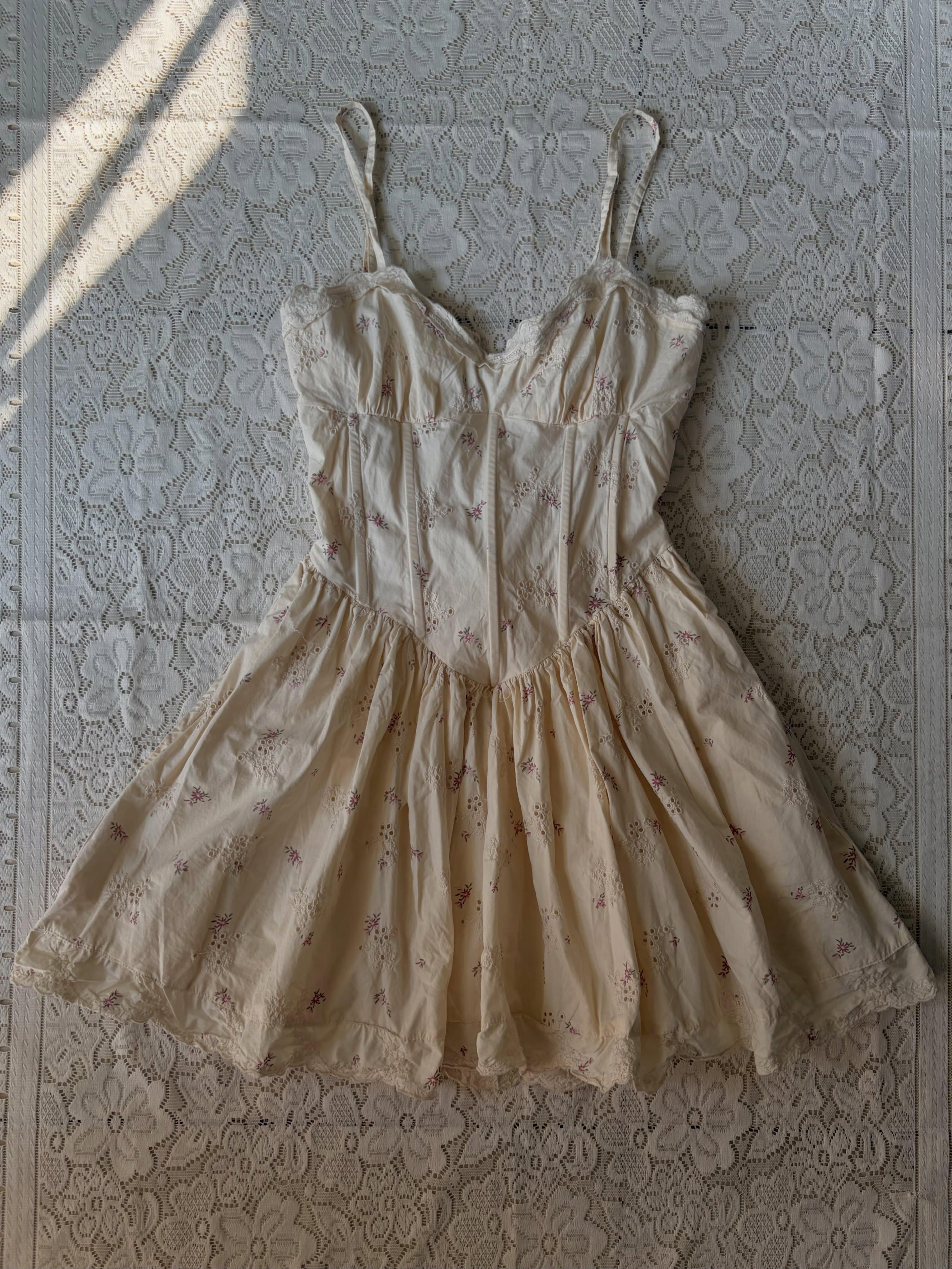 Mini corset dress (Zara) - View 1