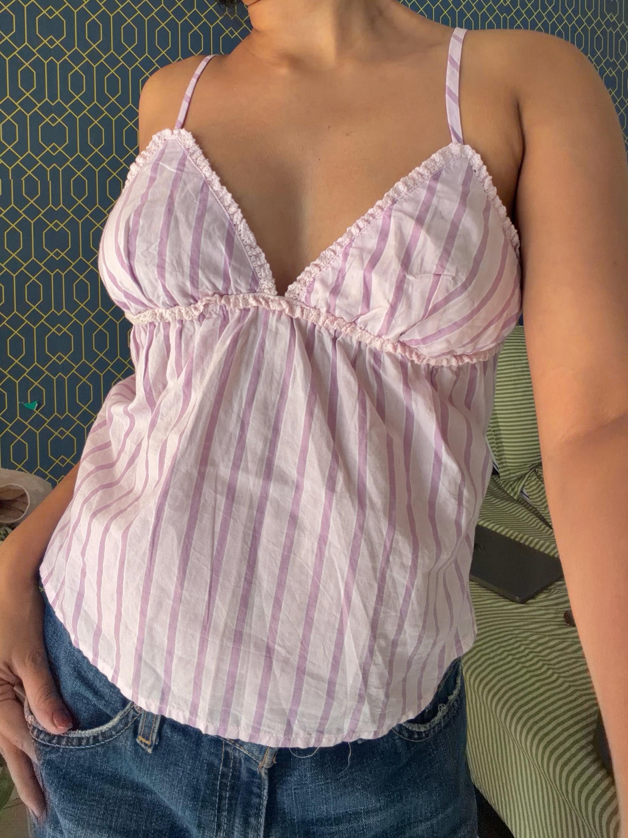 Urban Outfitters cotton cami top, lavender - View 1