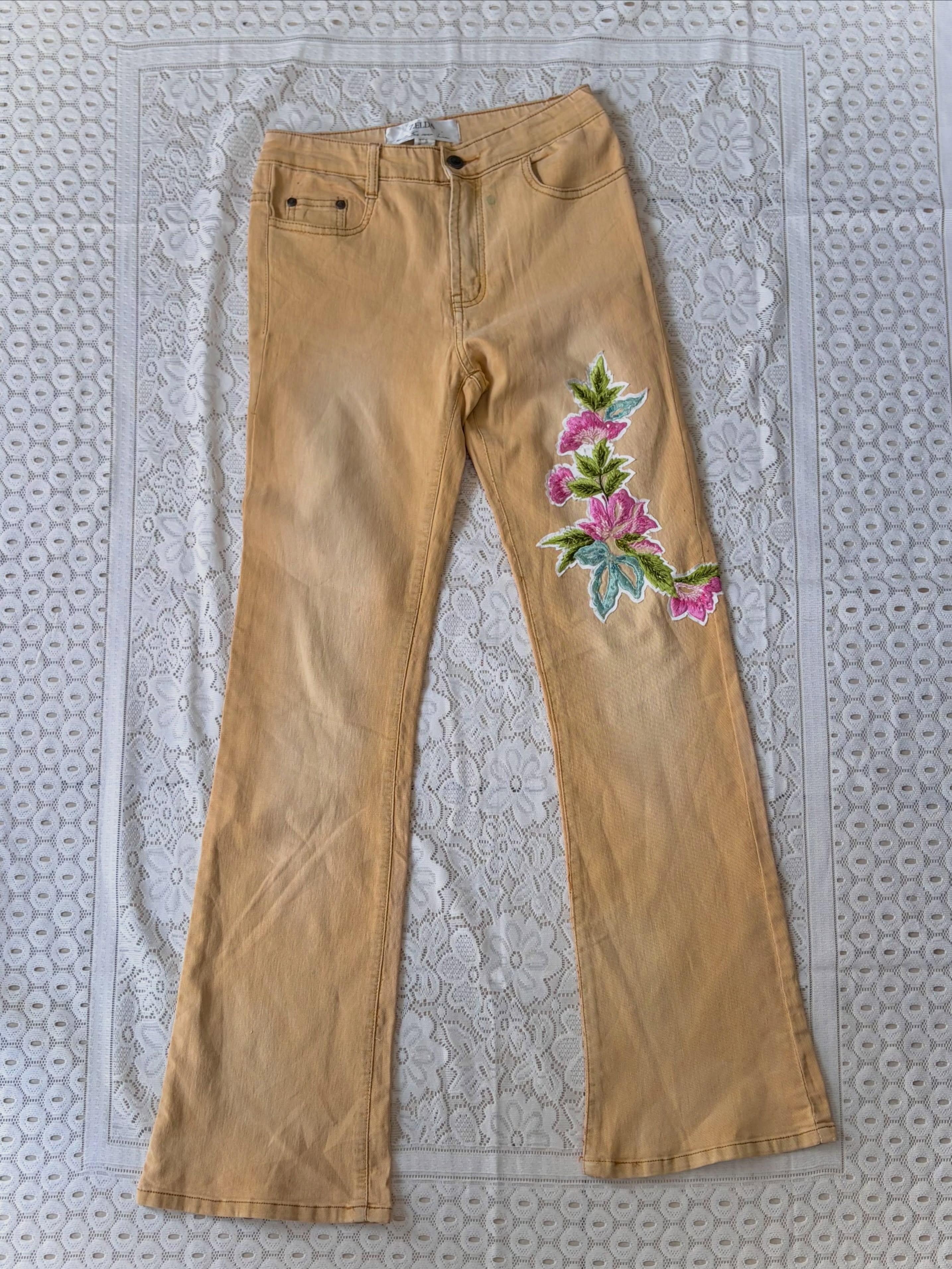 Product: Vintage embroidered bootcut pants